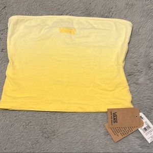 yellow ombré vans tube top